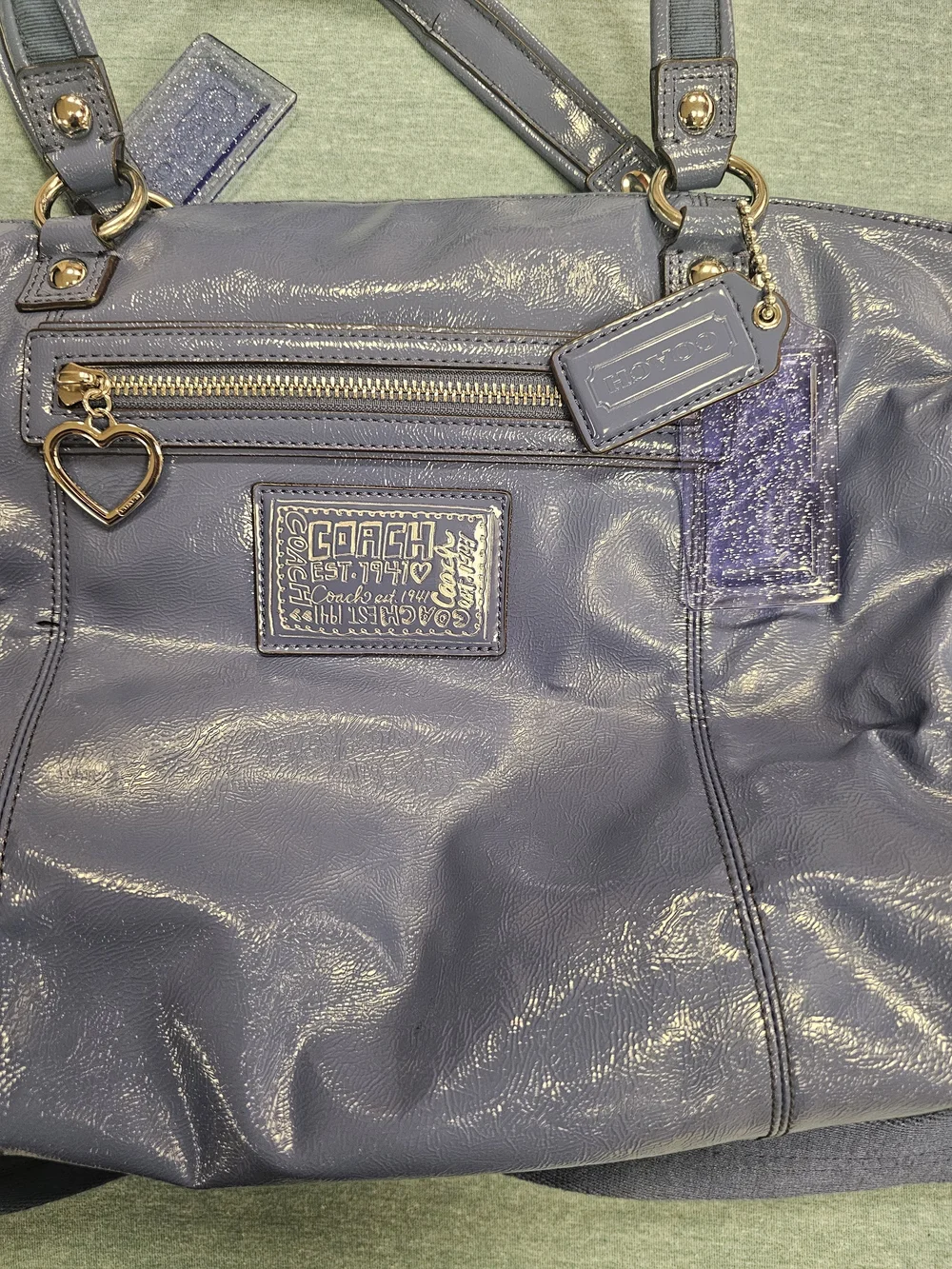 Coach Daisy Liquid Glass Satchel